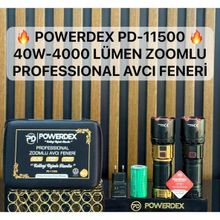Powerdex PD-11500 4000 Lümen Profesyonel Zoomlu Avcı El Feneri