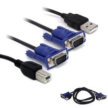 Powermaster 1.5 m Vga Erkek-Erkek Printer Kwm Switch USB Kablo