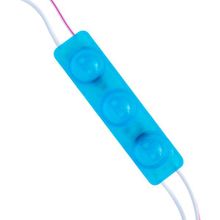 Powermaster 12 V 1.5 W Mavi Yanıp Sönen Parlak Tek Renk 2835 69x16 mm IP65 160-180 Lümen 160 Derece Modül Led