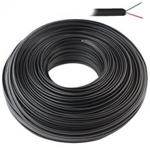 Powermaster 2'li 100 mt Siyah Flat Köken Telefon Kablosu
