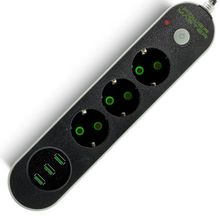 Powermaster 3 Usb Çıkış 3'lü Aşırı Yük Korumalı Priz