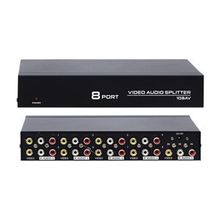 Powermaster 8 Port Video Audio Splitter Video Çoklayıcı