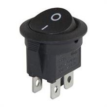 Powermaster IC-133-4 4 Pinli On-Off Işıksız Yuvarlak Anahtar