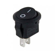 Powermaster IC-134E Mini Yuvarlak 2 Pin Işıksız ON-OFF Anahtar