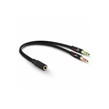 Powermaster PM-1444 20 cm Kulaklık Mikrofon Çevirici Ayırıcı Kablo