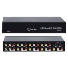 Powermaster PM-4832 8 Port Video Audio Splitter
