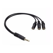 Powermaster PM-4871 3 Port 3.5 mm Splitter Kulaklık Mikrofon Çoklayıcı Çevirici Dönüştürücü Adaptör