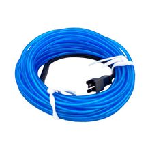 Powermaster PM-6077 5 m 5 V USB Adaptörlü Neon Buz Mavi İp Aydınlatma