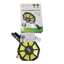 Powermaster ZB-168B Beyaz Kumandalı Sensörlü Solar Aydınlatma