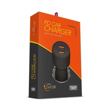 Powerway CC45 PD45W Ultra Hızlı 2X Type-C Girişli Araç İçi Çakmaklık Şarj Adaptörü