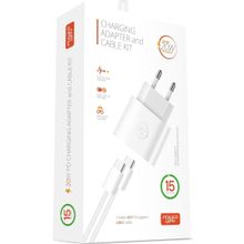 Powerway RXS27 25W Beyaz Type-C Şarj Adaptörü ve Kablo Seti