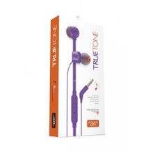 Powerway Truetone 3.5 mm Mor Stereo Mikrofonlu Kulak İçi Kulaklık