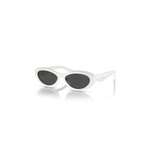Prada PR 26ZS 17K08Z 55 White Dark Grey Kadın Güneş Gözlüğü