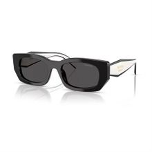 Prada PR B05S 09Q08Z 53 Kadın Geometrik Siyah Kemik Güneş Gözlüğü