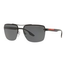 Prada Sport Ps 60US 1AB5Z1 62 Gri Köşeli Erkek Güneş Gözlüğü