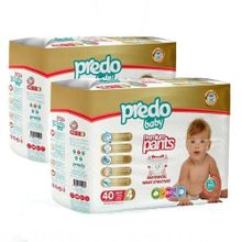 Predo Baby Premium Pants No:4 Maxi 80 Adet Külot Bebek Bezi