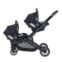 Prego 2223 Ibiza Siyah Plus Bebek Travel Sistem İkiz Bebek Arabası