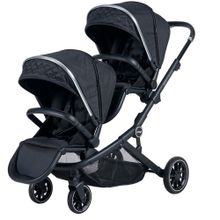 Prego 2223T Ibiza Siyah Plus Bebek Travel Sistem İkiz Bebek Arabası