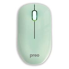 Preo M19 Ergonomik Yeşil Pastel Kablosuz Sessiz Mouse