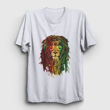 Presmono 265129TT Unisex Beyaz Lion Bob Marley Sweatshirt