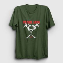 Presmono Alive Pearl Jam Siyah Unisex T-Shirt