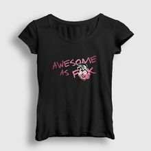 Presmono Awesome Green Day Siyah Kadın T-Shirt