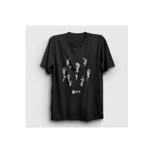 Presmono Band Bts Siyah Kadın T-Shirt