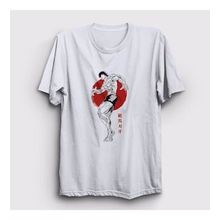 Presmono Beyaz Fighter Anime Hanma Baki Unisex T-Shirt