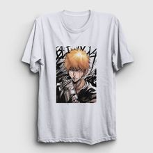 Presmono Beyaz Ichigo Anime Bleach Kadın T-Shirt