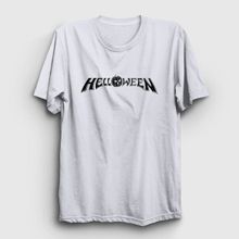 Presmono Beyaz Logo V2 Helloween Erkek T-Shirt