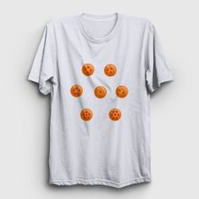 Presmono Beyaz Seven Anime Dragon Ball Kadın T-Shirt
