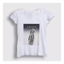 Presmono Beyaz Sky Eminem Kadın T-Shirt