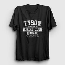 Presmono Boxing Club Mike Tyson Siyah Unisex T-Shirt
