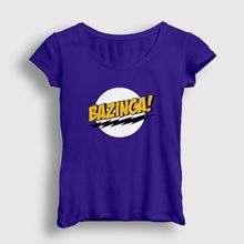 Presmono Kadın Bazinga The Big Bang Theory T-shirt