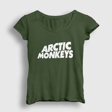 Presmono Kadın Logo Arctic Monkeys T-shirt