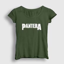 Presmono Kadın Logo Pantera T-shirt