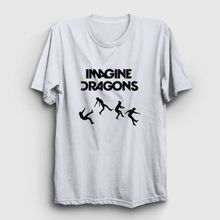 Presmono Kadın World Imagine Dragons T-shirt