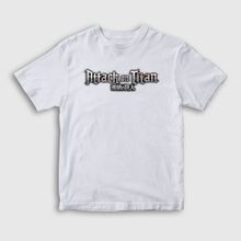 Presmono Logo Anime Attack On Titan Beyaz Unisex T-shirt