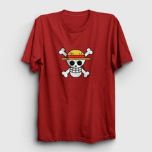 Presmono Logo Anime One Piece Beyaz Unisex T-shirt