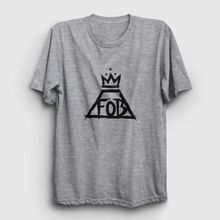 Presmono Logo Fall Out Boy Kırmızı Unisex T-Shirt