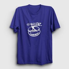 Presmono Logo Gorillaz Kırmızı Unisex T-Shirt