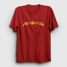 Presmono Logo Helloween Kırmızı Unisex T-Shirt