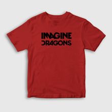 Presmono Logo Imagine Dragons Beyaz Unisex T-shirt