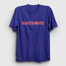 Presmono Logo Iron Maiden Kırmızı Unisex T-Shirt