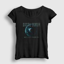 Presmono Siyah Armageddon Dimmu Borgir Kadın T-Shirt