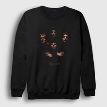 Presmono Siyah Band Queen Unisex Sweatshirt