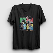 Presmono Siyah Humanz Gorillaz Unisex T-Shirt