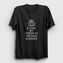 Presmono Siyah Keep Calm Peaky Blinders Unisex T-shirt