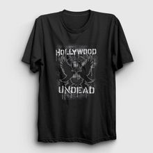 Presmono Siyah La Hollywood Undead Erkek T-Shirt