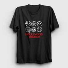Presmono Siyah Masks V3 Hollywood Undead Erkek T-Shirt